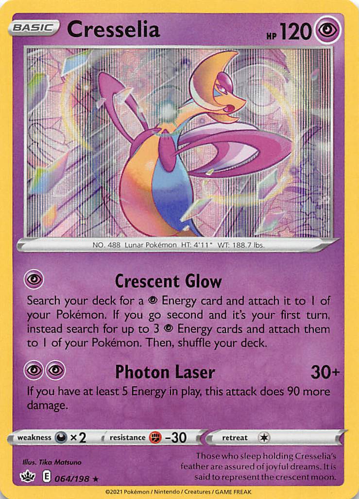 Cresselia (064/198) [Sword & Shield: Chilling Reign] | The Gaming-Verse