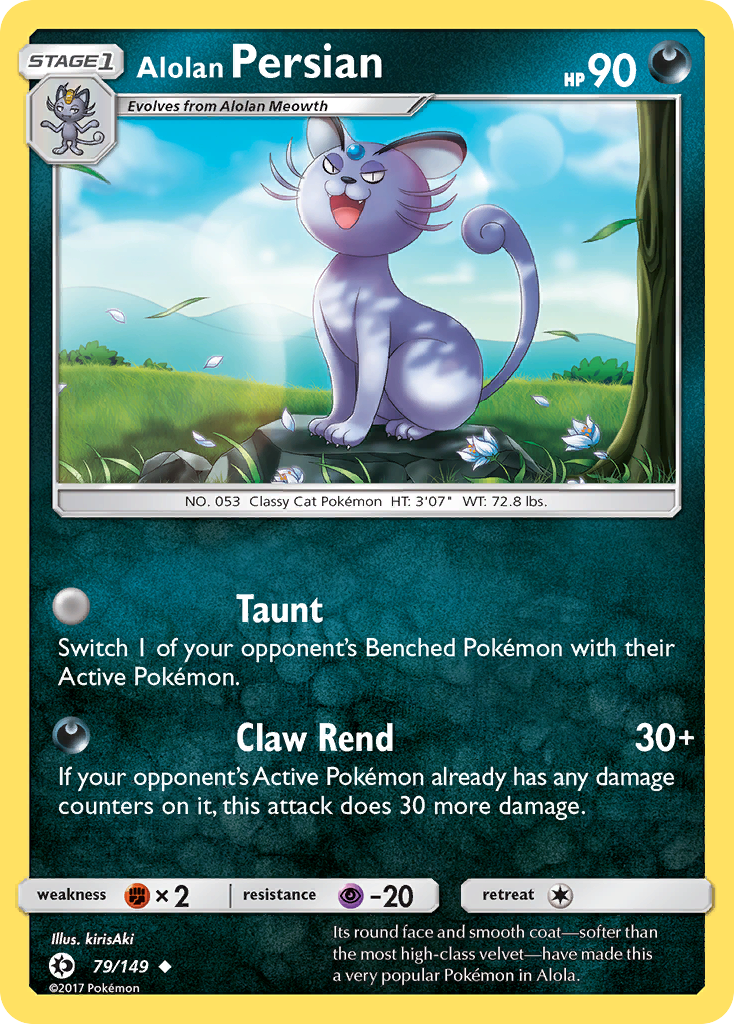 Alolan Persian (79/149) [Sun & Moon: Base Set] | The Gaming-Verse