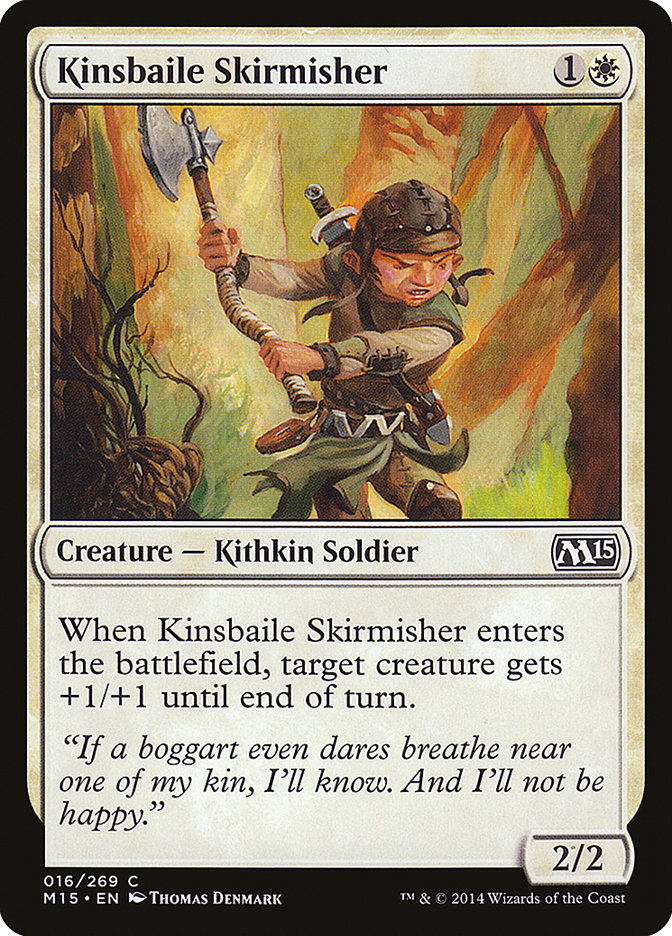 Kinsbaile Skirmisher [Magic 2015] | The Gaming-Verse