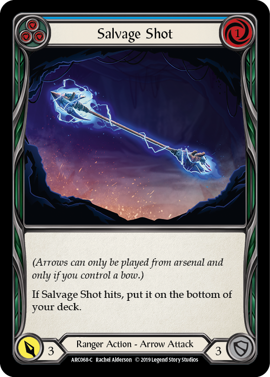 Salvage Shot (Blue) [ARC068-C] 1st Edition Normal | The Gaming-Verse