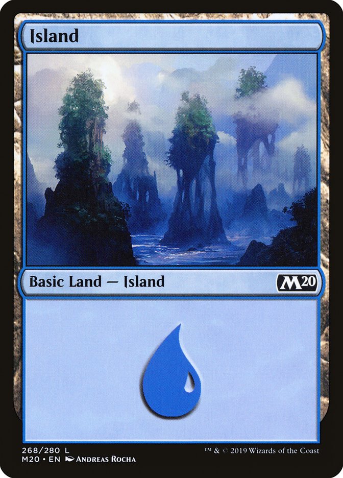 Island (#268) [Core Set 2020] | The Gaming-Verse