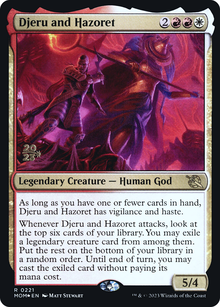 Djeru and Hazoret [March of the Machine Prerelease Promos] | The Gaming-Verse