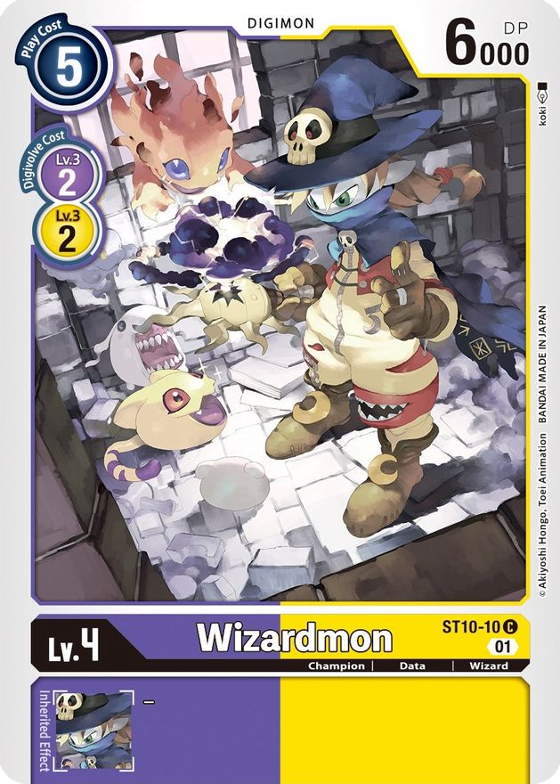 Wizardmon [ST10-10] [Starter Deck: Parallel World Tactician] | The Gaming-Verse