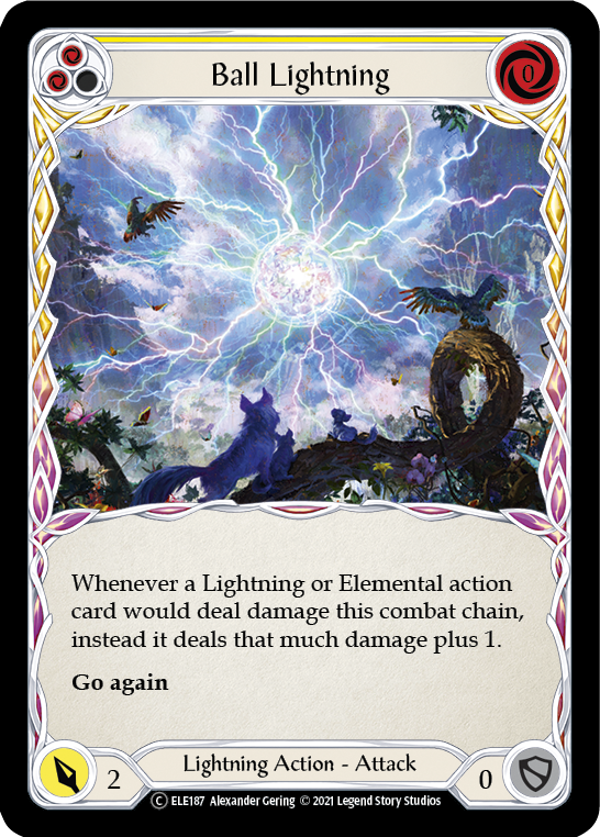 Ball Lightning (Yellow) [U-ELE187] Unlimited Normal | The Gaming-Verse