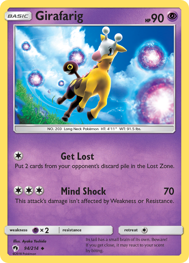 Girafarig (94/214) [Sun & Moon: Lost Thunder] | The Gaming-Verse