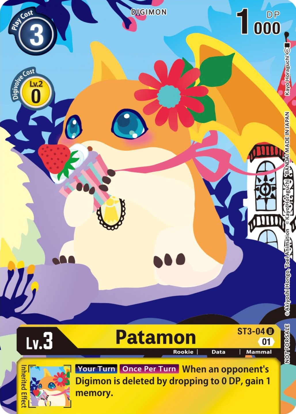 Patamon [ST3-04] (Tamer's Card Set 2 Floral Fun) [Starter Deck: Heaven's Yellow Promos] | The Gaming-Verse