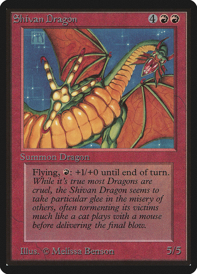 Shivan Dragon [Limited Edition Beta] | The Gaming-Verse