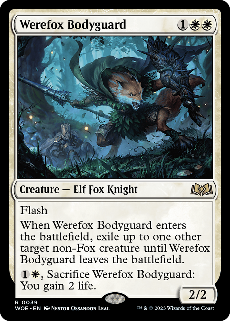 Werefox Bodyguard [Wilds of Eldraine] | The Gaming-Verse