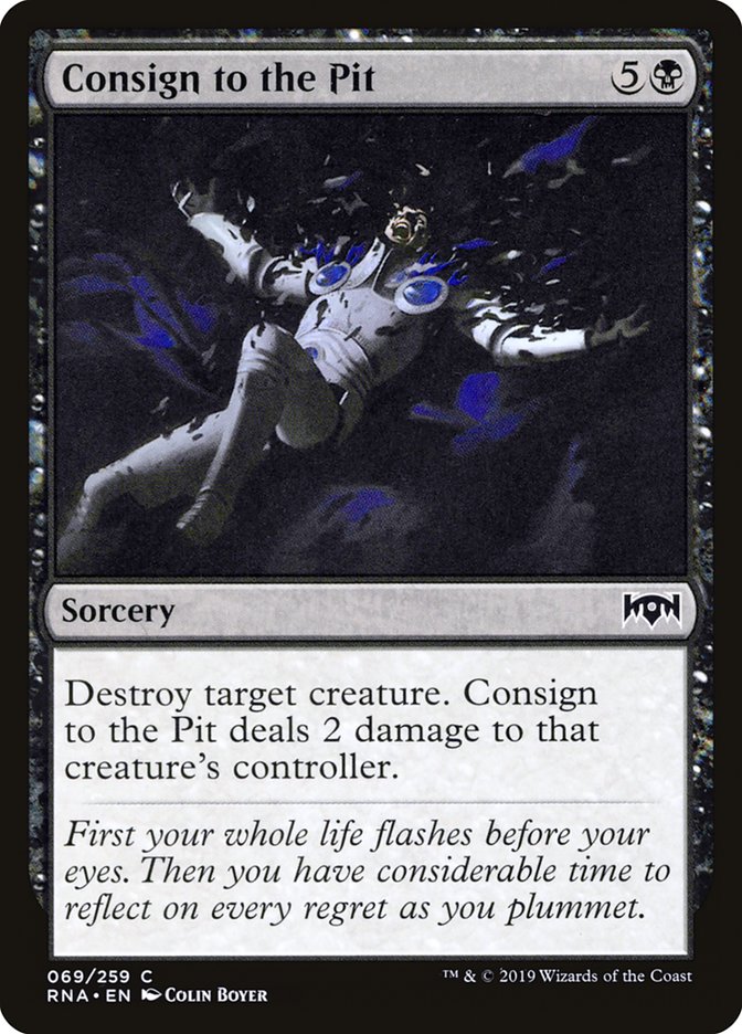 Consign to the Pit [Ravnica Allegiance] | The Gaming-Verse