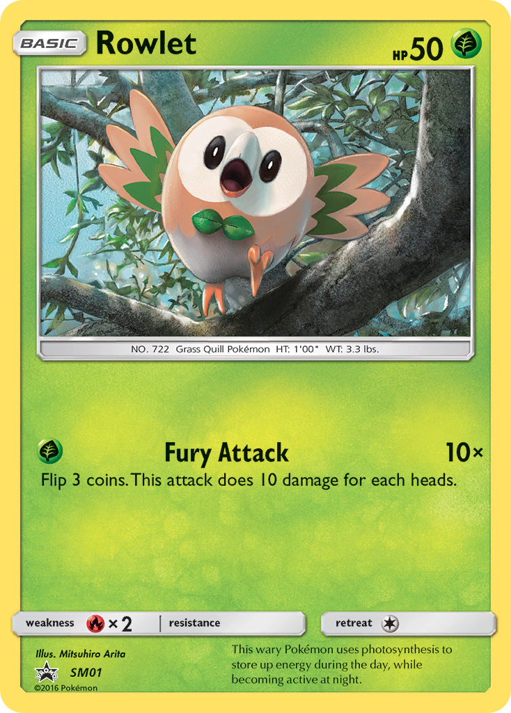 Rowlet (SM01) [Sun & Moon: Black Star Promos] | The Gaming-Verse