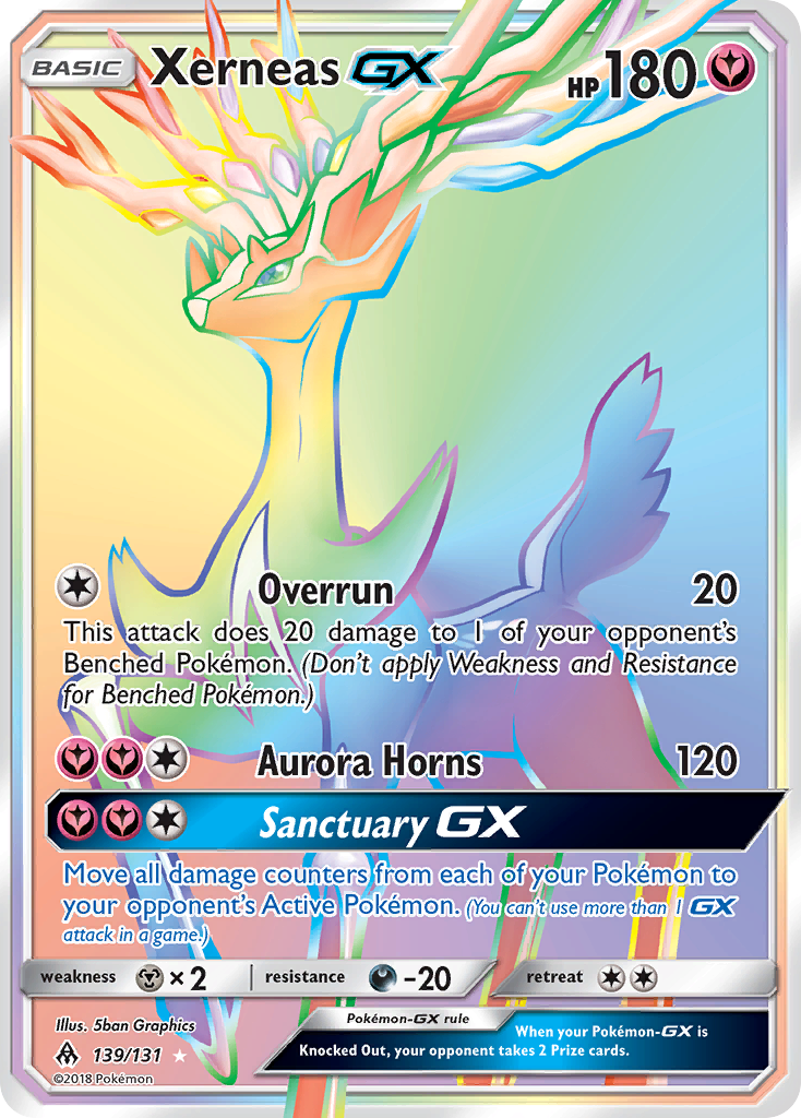 Xerneas GX (139/131) [Sun & Moon: Forbidden Light] | The Gaming-Verse