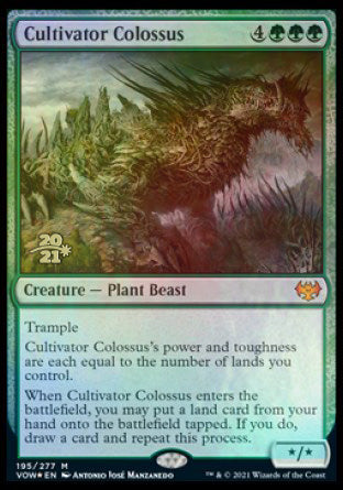 Cultivator Colossus [Innistrad: Crimson Vow Prerelease Promos] | The Gaming-Verse