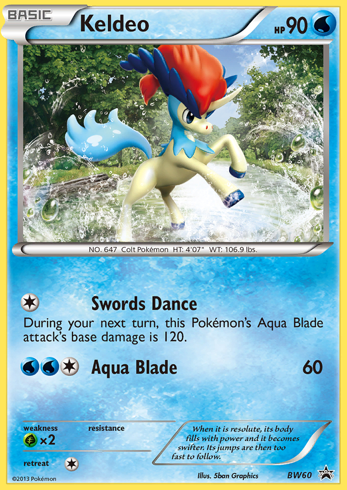 Keldeo (BW60) [Black & White: Black Star Promos] | The Gaming-Verse