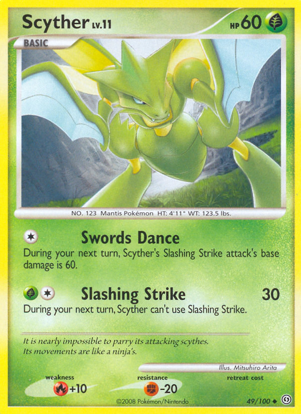 Scyther (49/100) [Diamond & Pearl: Stormfront] | The Gaming-Verse