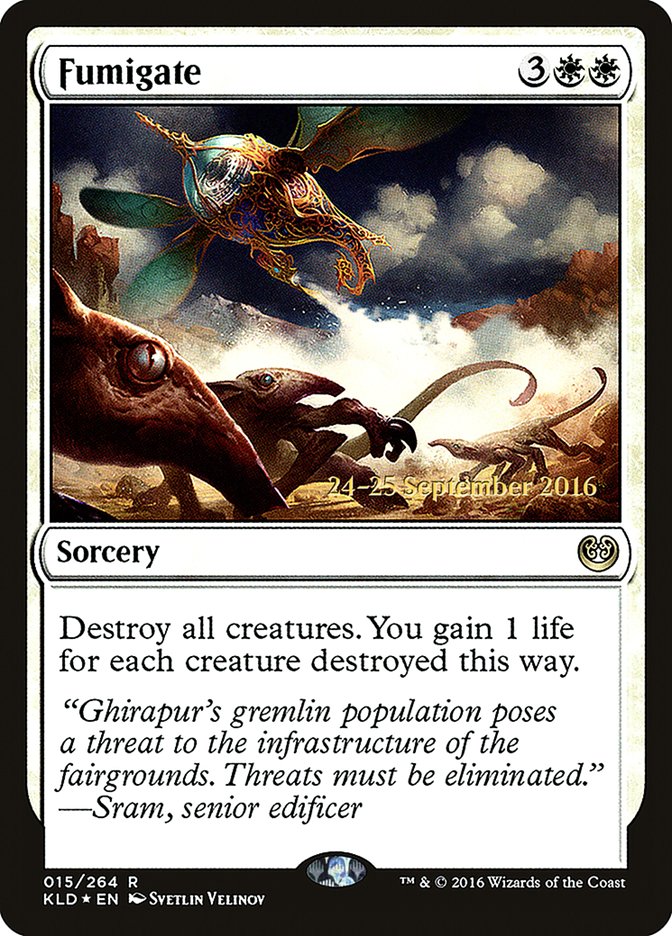 Fumigate  (Prerelease) [Kaladesh Prerelease Promos] | The Gaming-Verse