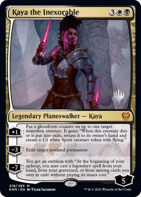 Kaya the Inexorable [Kaldheim Promo Pack] | The Gaming-Verse