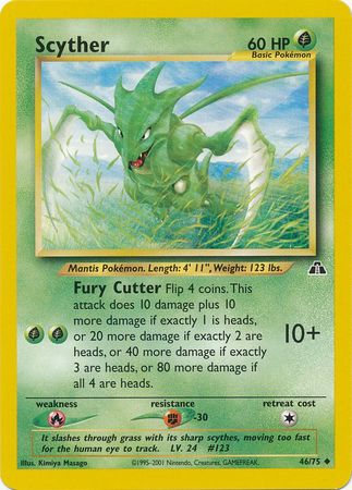 Scyther (46/75) [Neo Discovery Unlimited] | The Gaming-Verse