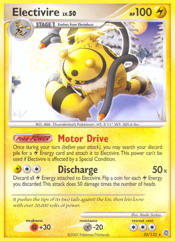 Electivire (25/132) (Theme Deck Exclusive) [Diamond & Pearl: Secret Wonders] | The Gaming-Verse