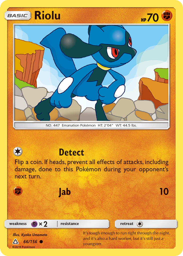 Riolu (66/156) [Sun & Moon: Ultra Prism] | The Gaming-Verse