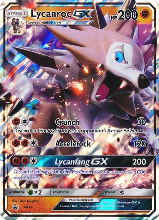 Lycanroc GX (SM14) (Jumbo Card) [Sun & Moon: Black Star Promos] | The Gaming-Verse