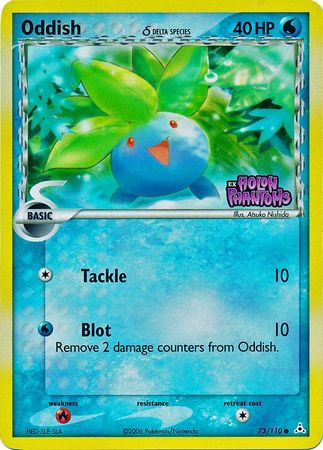 Oddish (73/110) (Delta Species) (Stamped) [EX: Holon Phantoms] | The Gaming-Verse