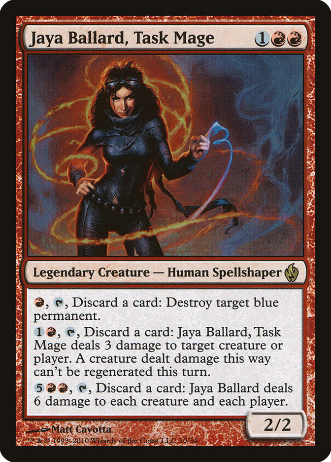 Jaya Ballard, Task Mage [Premium Deck Series: Fire and Lightning] | The Gaming-Verse