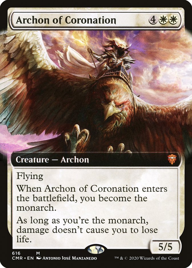 Archon of Coronation (Extended Art) [Commander Legends] | The Gaming-Verse