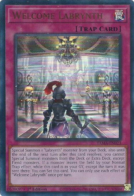 Welcome Labrynth [TAMA-EN023] Ultra Rare | The Gaming-Verse