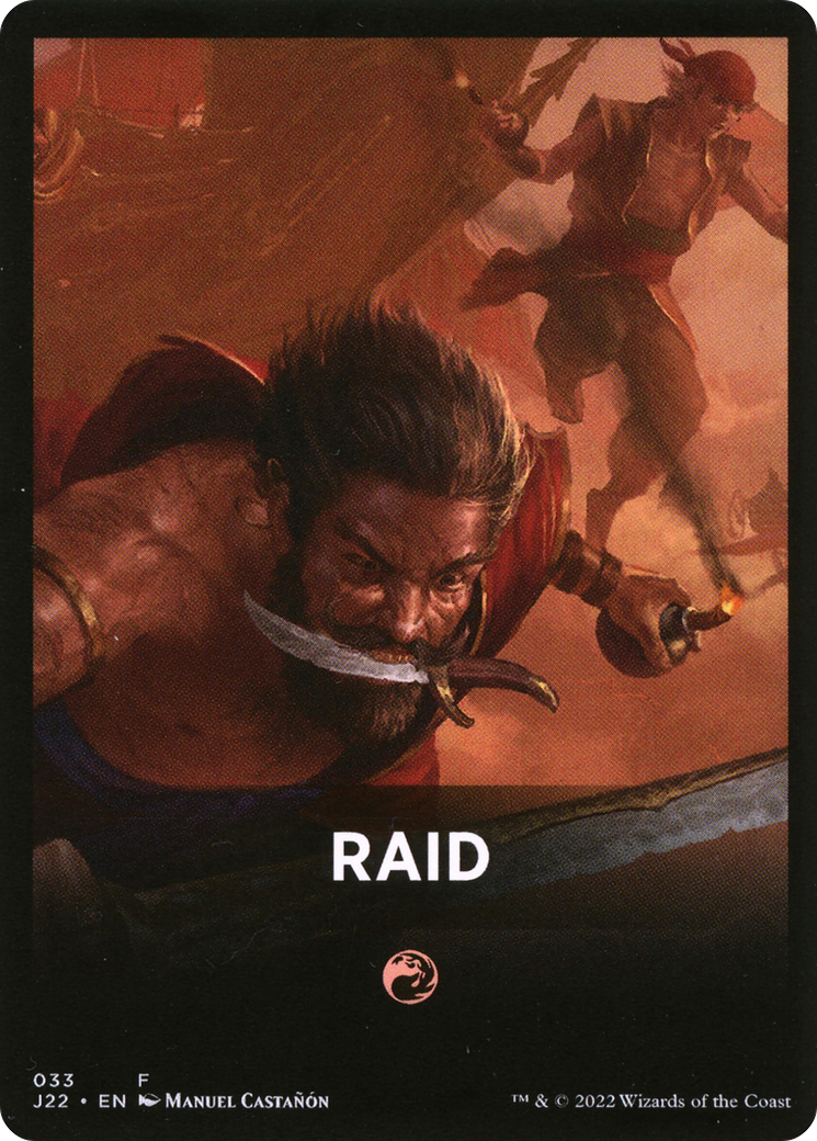 Raid Theme Card [Jumpstart 2022 Front Cards] | The Gaming-Verse