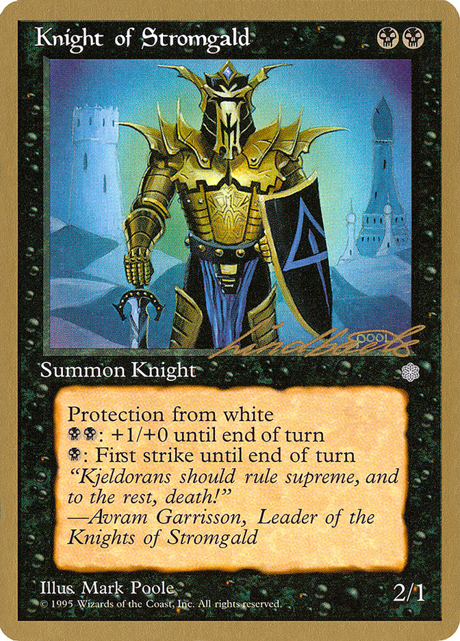 Knight of Stromgald (Leon Lindback) [Pro Tour Collector Set] | The Gaming-Verse