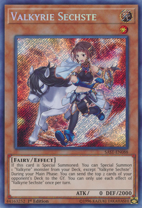 Valkyrie Sechste [SAST-EN088] Secret Rare | The Gaming-Verse