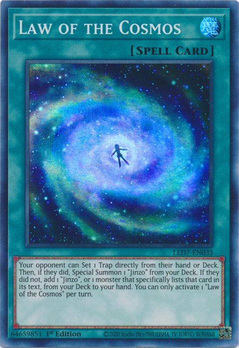 Law of the Cosmos [LED7-EN035] Super Rare | The Gaming-Verse