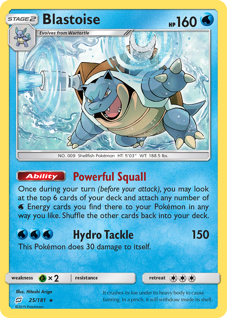 Blastoise (25/181) [Sun & Moon: Team Up] | The Gaming-Verse