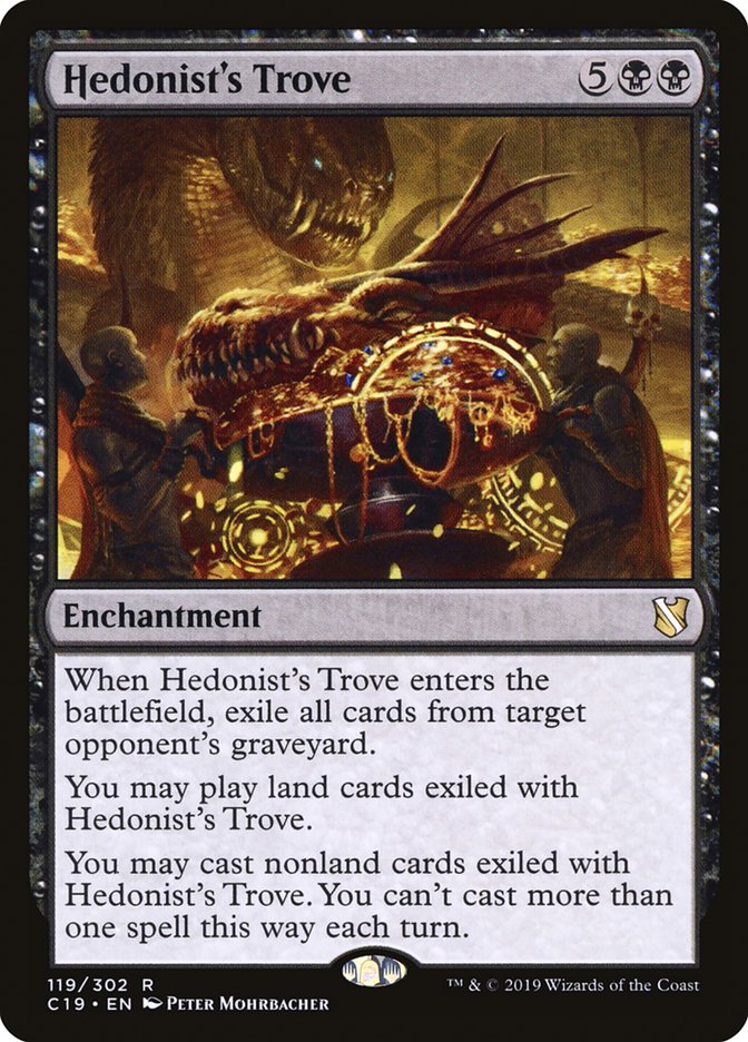 Hedonist's Trove [Commander 2019] | The Gaming-Verse