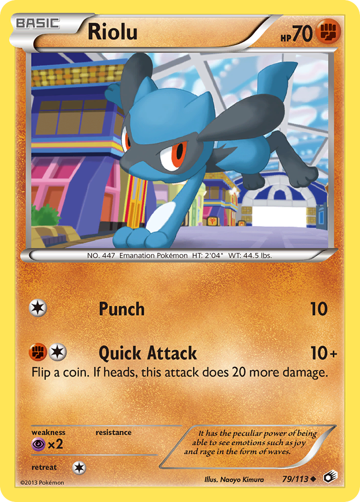 Riolu (79/113) [Black & White: Legendary Treasures] | The Gaming-Verse