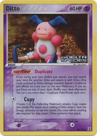 Ditto (38/113) (Stamped) [EX: Delta Species] | The Gaming-Verse