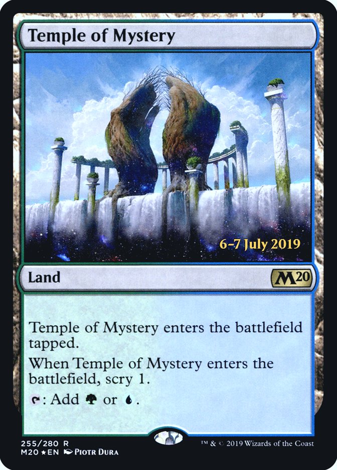 Temple of Mystery  [Core Set 2020 Prerelease Promos] | The Gaming-Verse