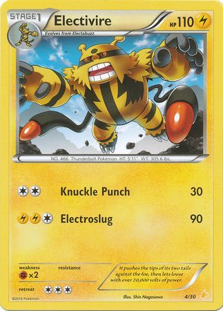 Electivire (4/30) [XY: Trainer Kit 3 - Pikachu Libre] | The Gaming-Verse