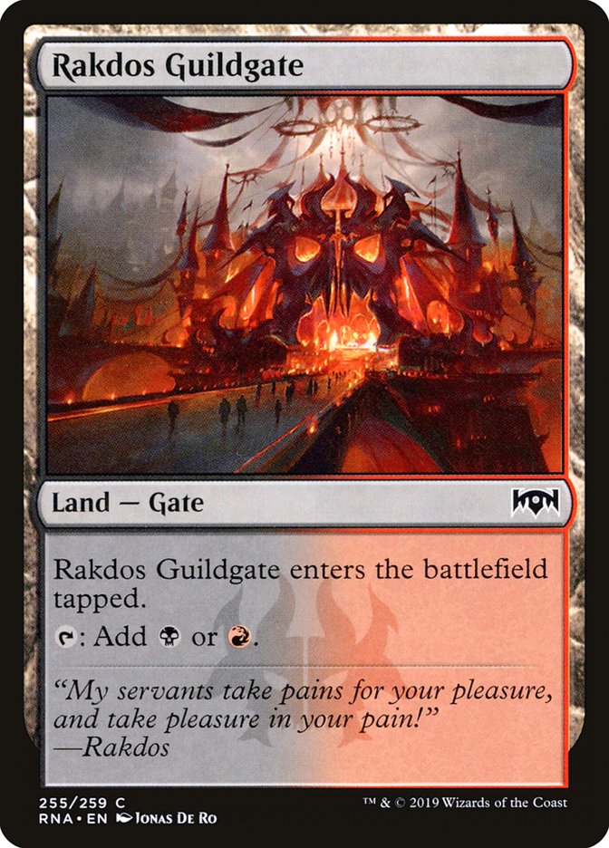 Rakdos Guildgate (255/259) [Ravnica Allegiance] | The Gaming-Verse