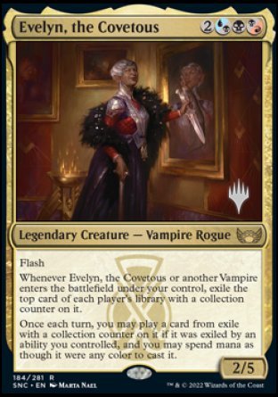 Evelyn, the Covetous (Promo Pack) [Streets of New Capenna Promos] | The Gaming-Verse