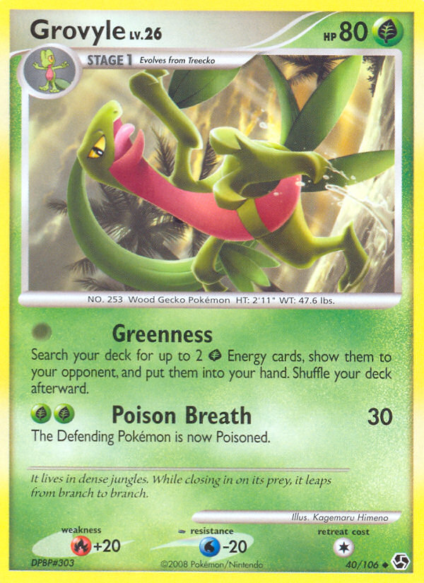 Grovyle (40/106) [Diamond & Pearl: Great Encounters] | The Gaming-Verse