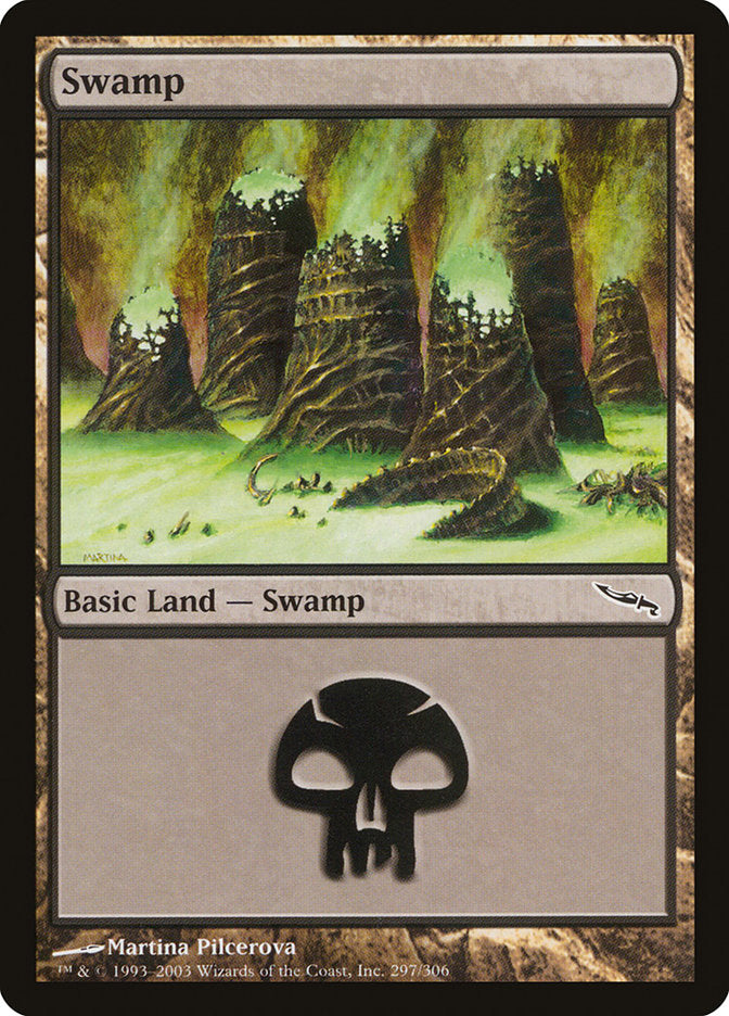 Swamp (#297) [Mirrodin] | The Gaming-Verse