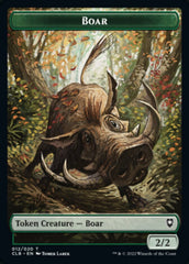 Boar // Ogre Double-sided Token [Commander Legends: Battle for Baldur's Gate Tokens] | The Gaming-Verse