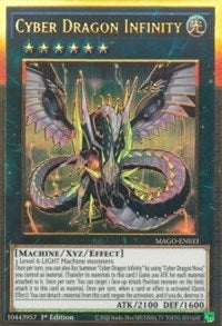 Cyber Dragon Infinity [MAGO-EN033] Gold Rare | The Gaming-Verse