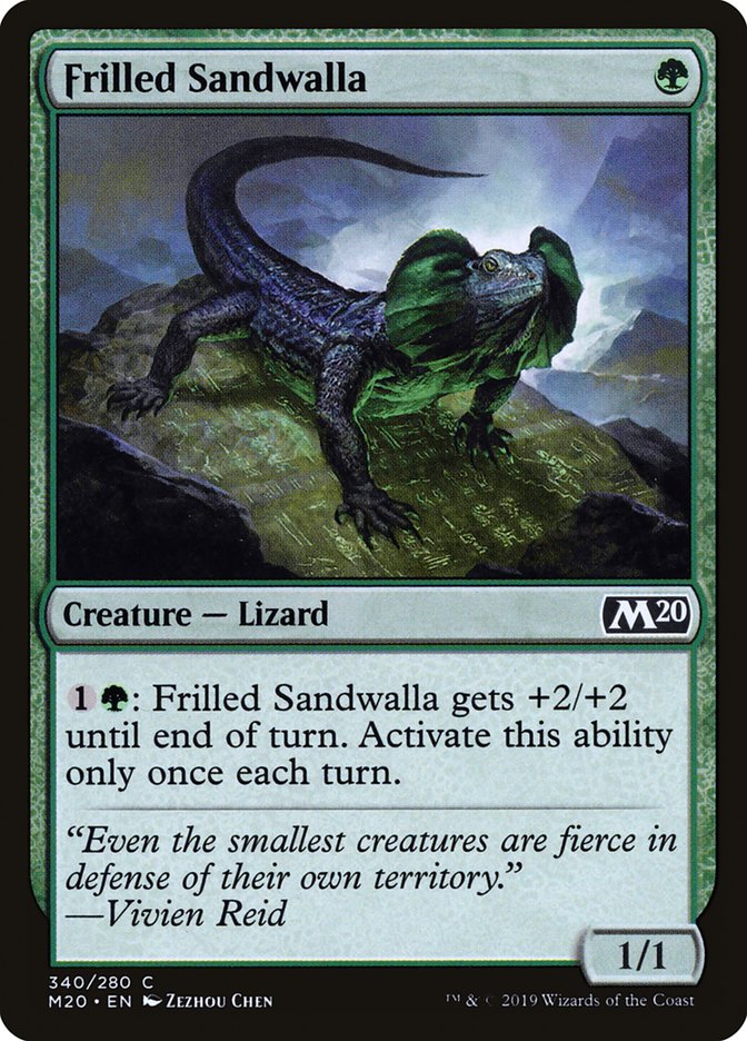 Frilled Sandwalla [Core Set 2020] | The Gaming-Verse