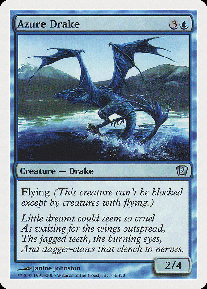 Azure Drake [Ninth Edition] | The Gaming-Verse