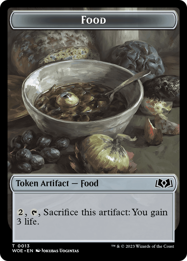 Food (0013) Token [Wilds of Eldraine Tokens] | The Gaming-Verse