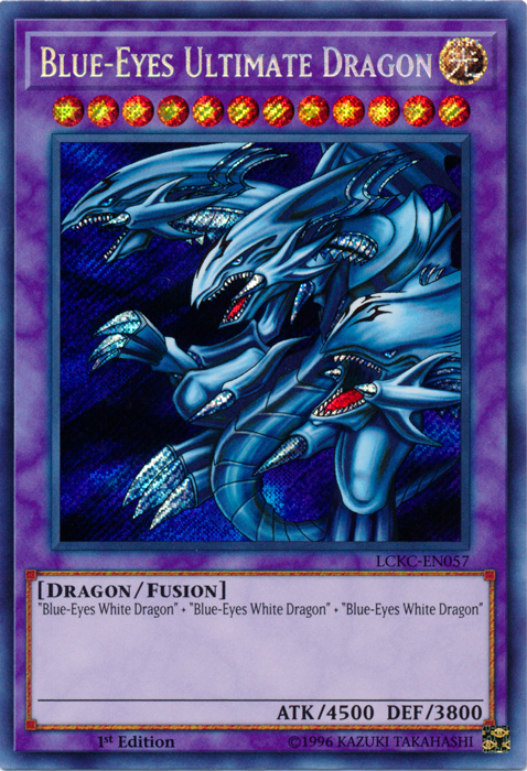 Blue-Eyes Ultimate Dragon [LCKC-EN057] Secret Rare | The Gaming-Verse