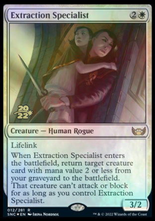 Extraction Specialist [Streets of New Capenna Prerelease Promos] | The Gaming-Verse