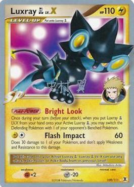 Luxray GL LV.X (109/111) (Crowned Tiger - Tsubasa Nakamura) [World Championships 2009] | The Gaming-Verse